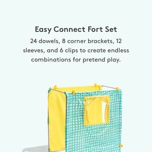 Easy Connect Fort Set - Yellow and Green